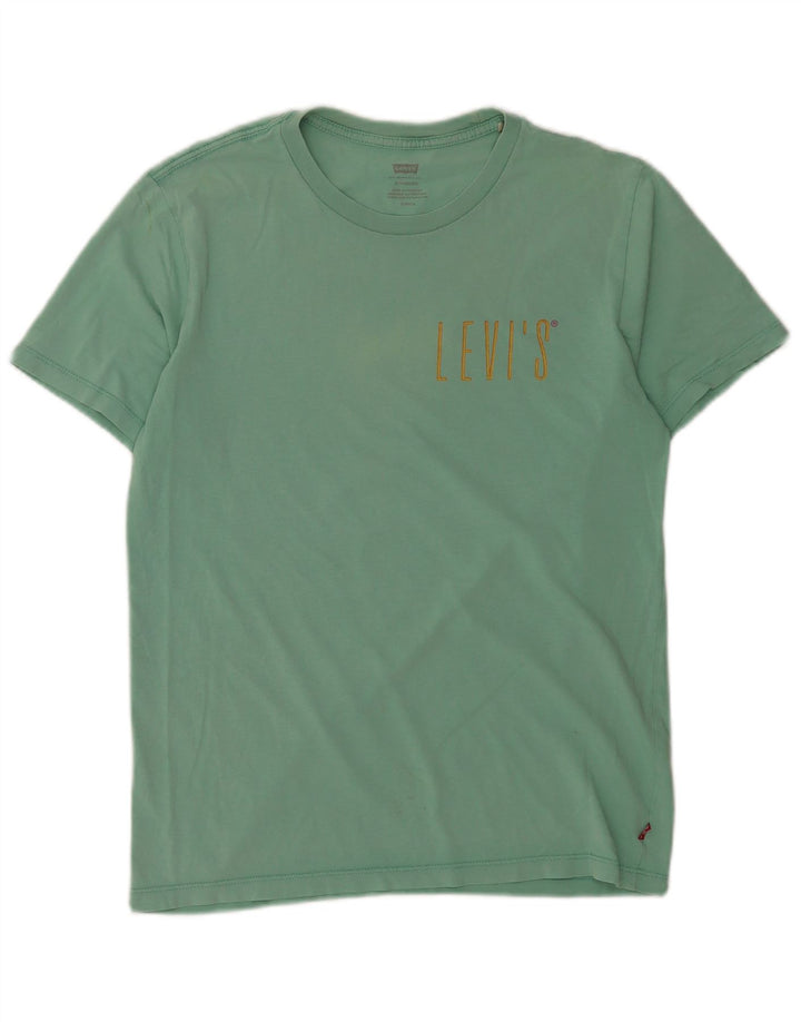 Levi's Herren-T-Shirt mit Grafik, Größe S, Grün