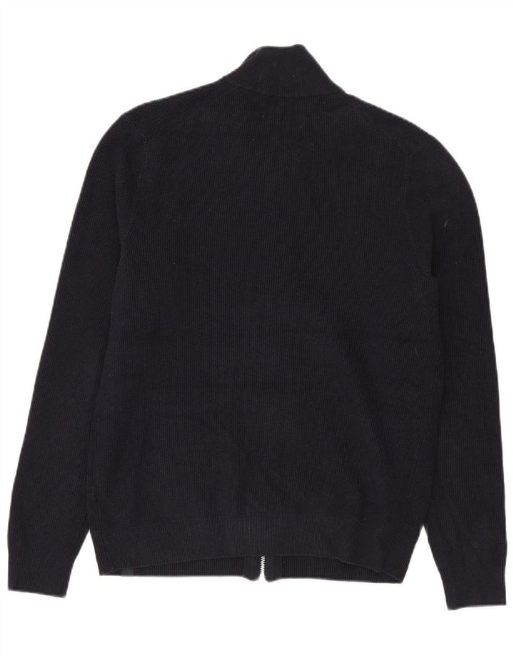 Marks & Spencer Herren-Strickjacke aus Polyester in mittlerem Marineblau