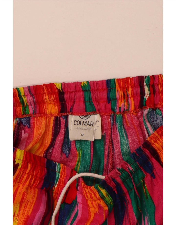 Colmar Damen-Hose mit schmal zulaufendem Bein, Größe M, W30, L29, mehrfarbige Ikat-Baumwolle