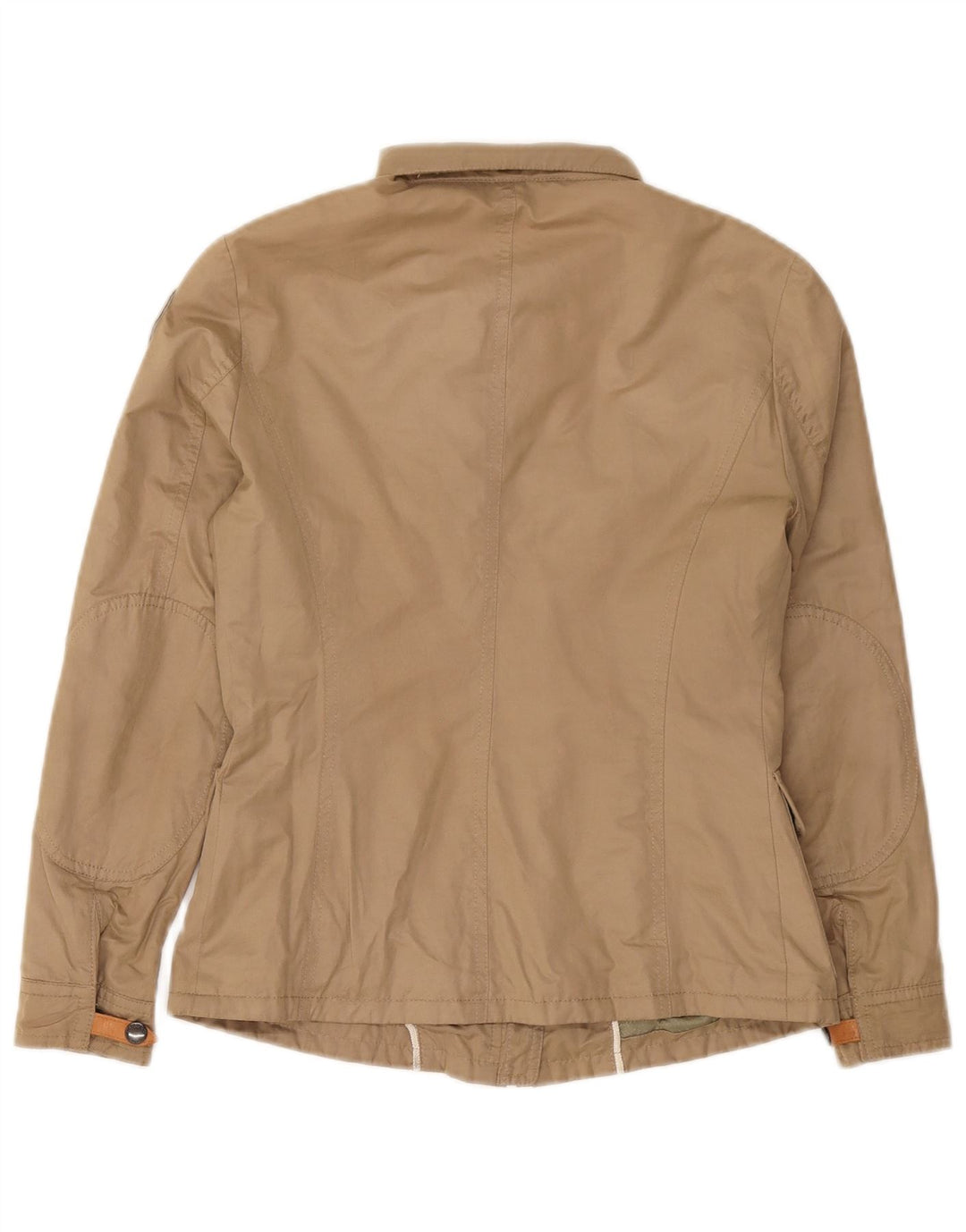 Blauer Womens Utility Jacke UK 10 Small Beige Baumwolle