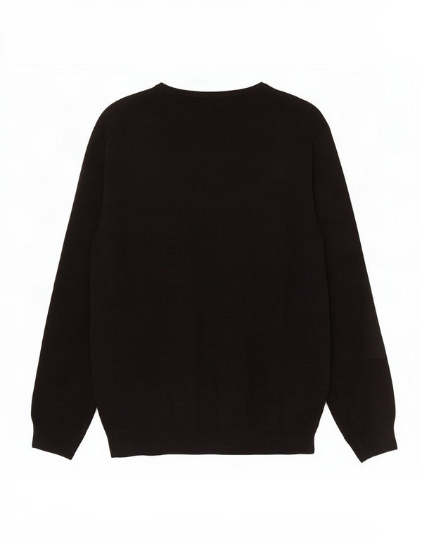 Marks & Spencer Damen Pullover mit V-Ausschnitt, UK 24 4XL, Schwarz, Acryl