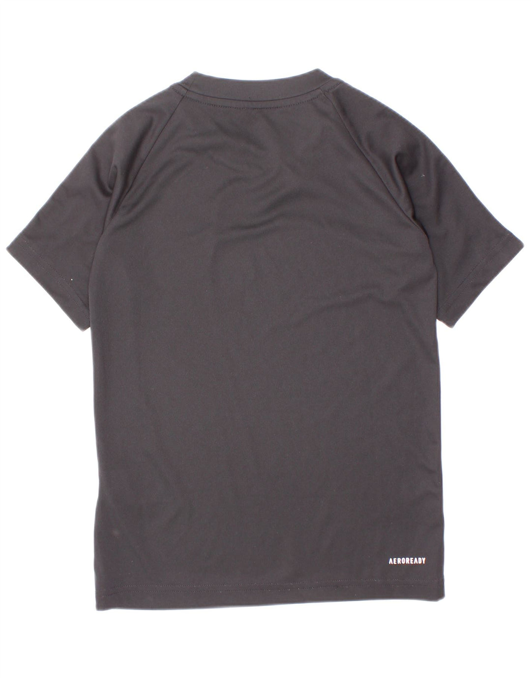 Adidas Jungen Aeroready T-Shirt Top 7–8 Jahre, schwarzes Polyester