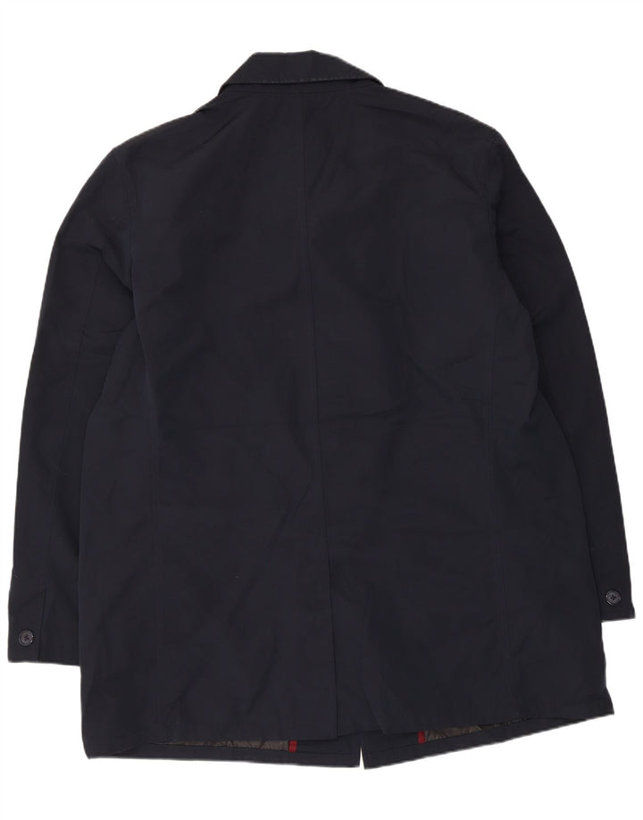 Marks & Spencer Herrenmantel UK 44 2XL Marineblau Polyester