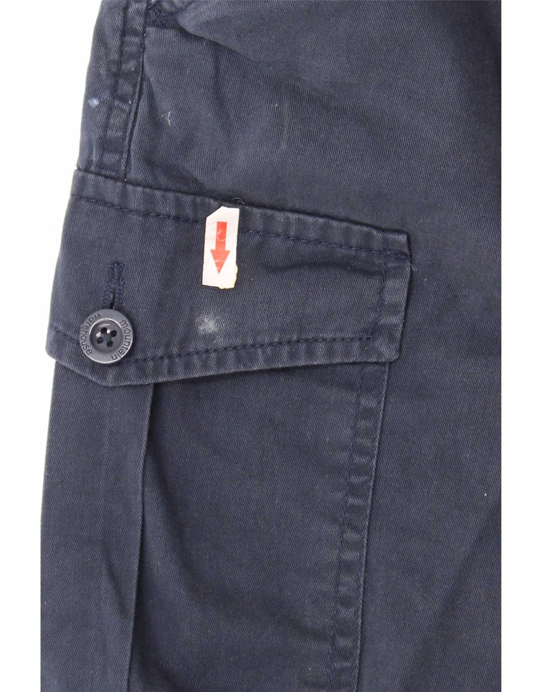 Mountain Warehouse Herren-Cargoshorts in normaler Größe, W36, Größe L, Marineblau, Baumwolle