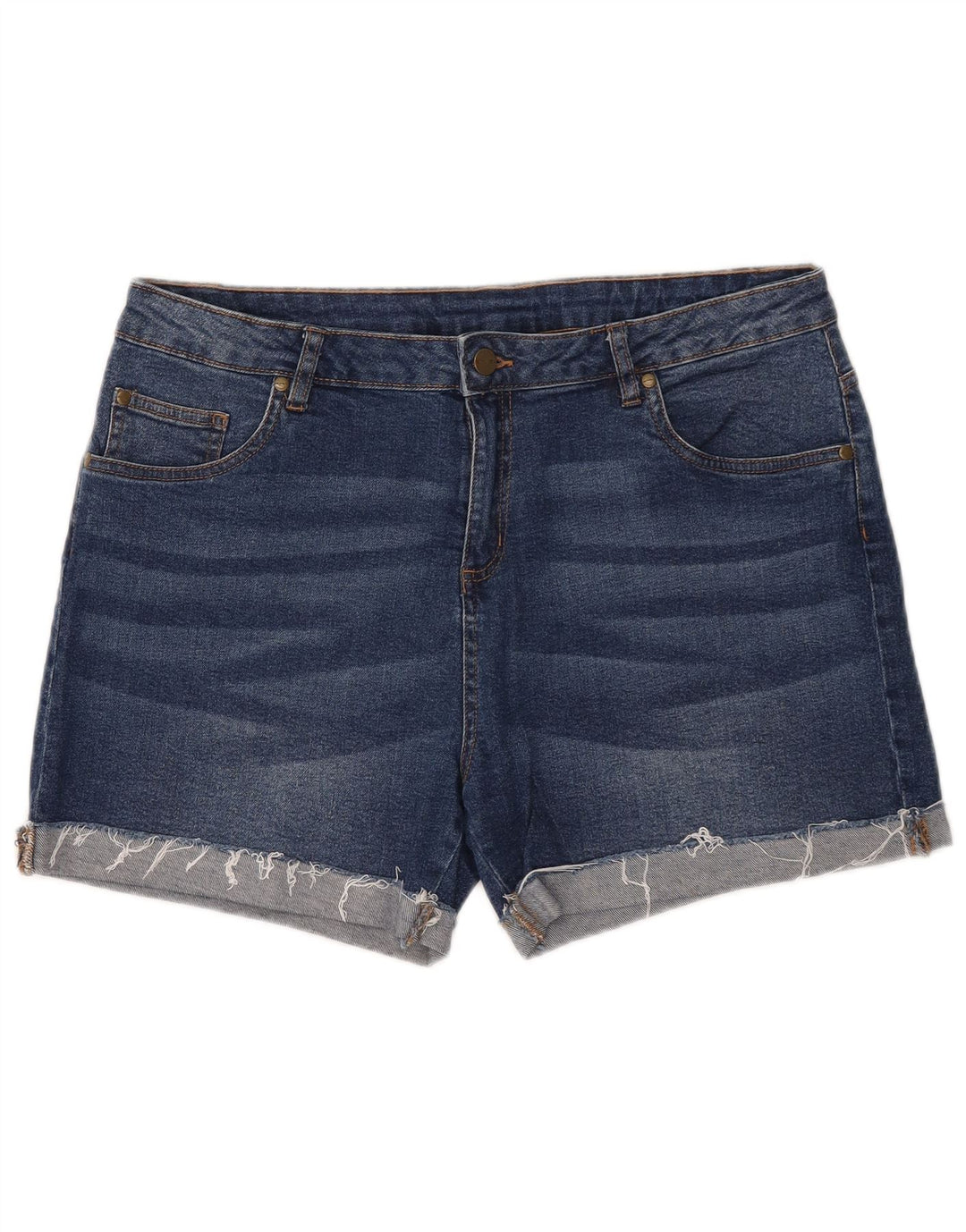 ANIMAL Damen Jeansshorts UK 16 Large W34 Blaue Baumwolle