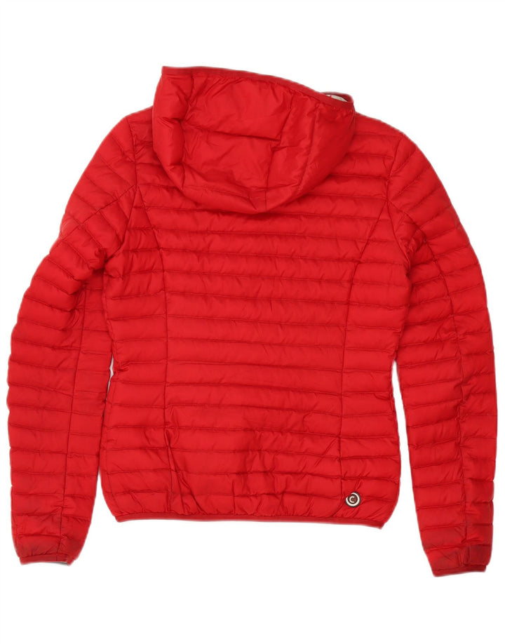 Colmar Damen Wattierte Jacke mit Kapuze IT 38 2XS Rot Polyester