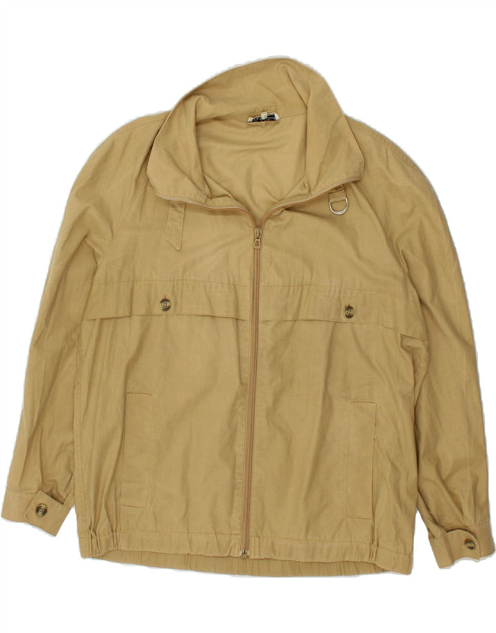 BELFE Herren Bomberjacke IT 56 3XL Beige Baumwolle