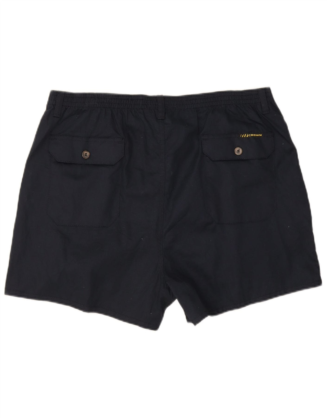 Crown Mens Pegged Chino Shorts W36 Large Marineblaue Baumwolle