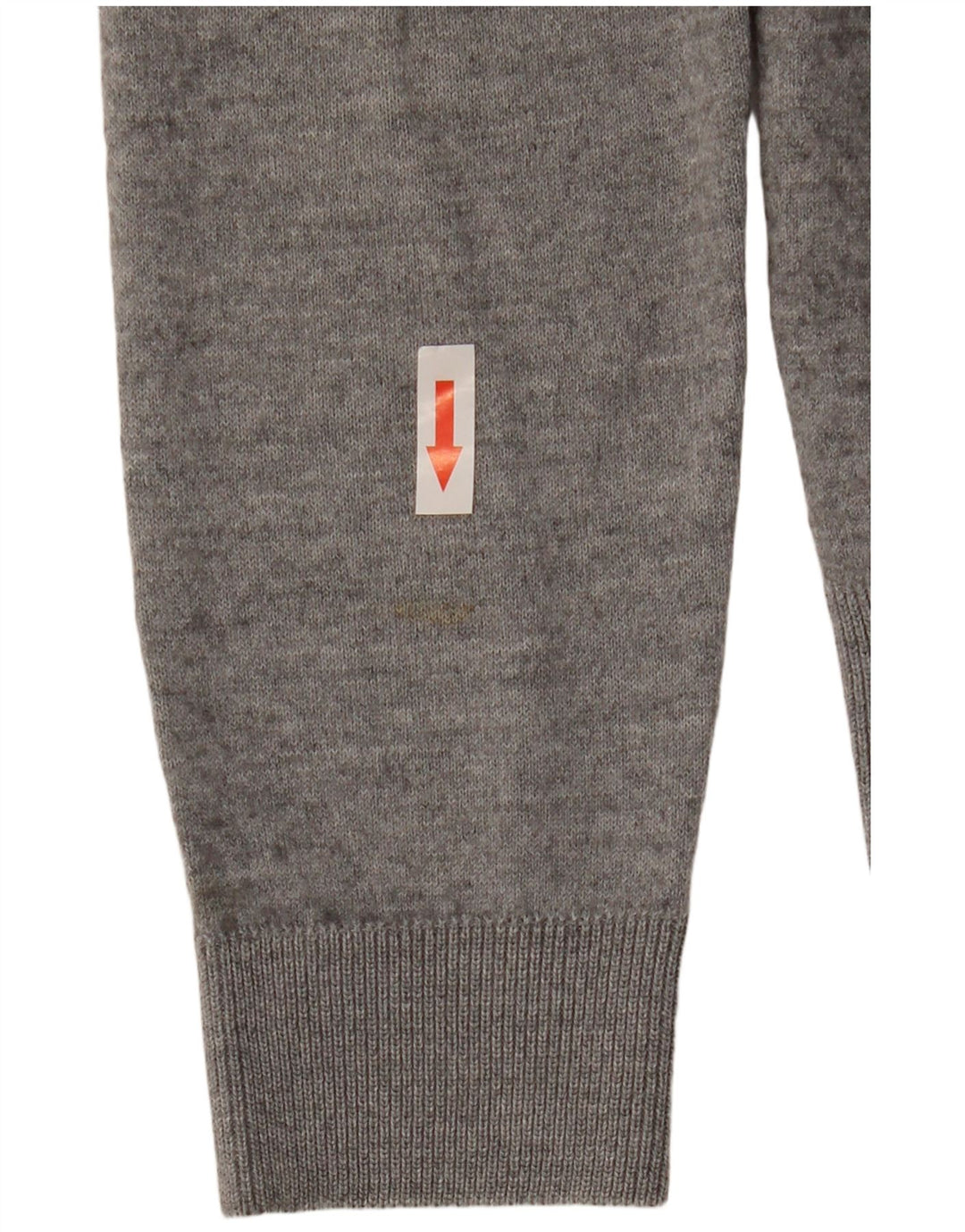 Zara Herren-Cardigan-Pullover Mittelgrau meliert