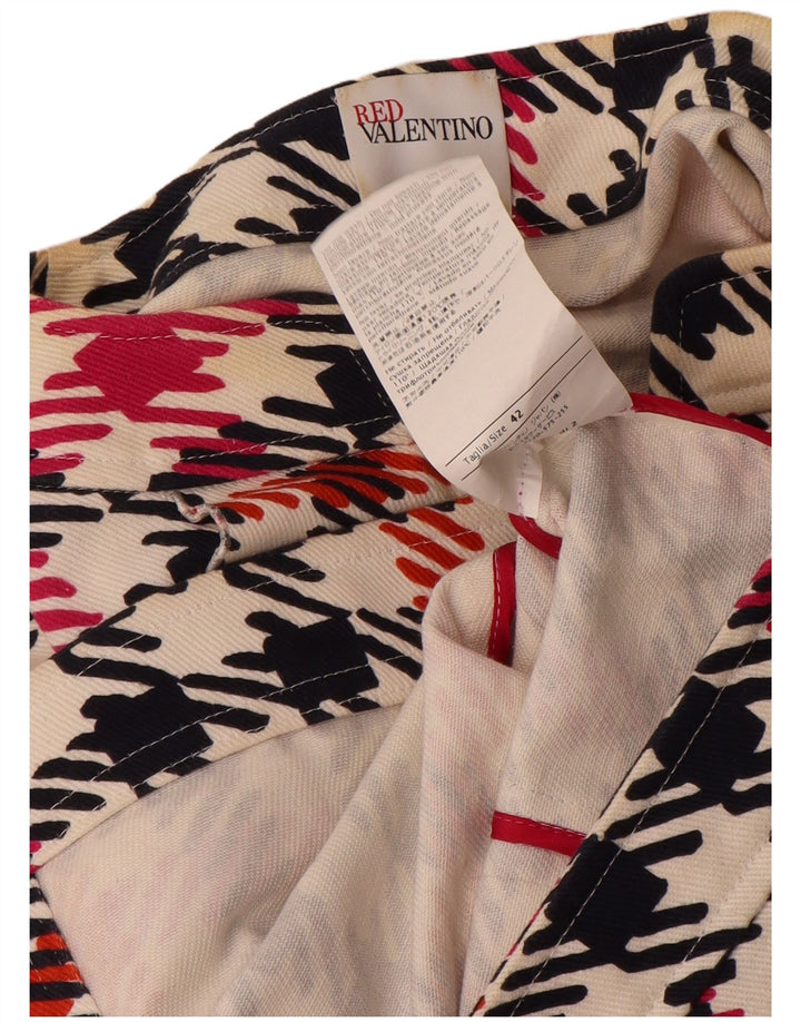 Red by Valentino Damen Crop Blazer Jacke IT 42 Medium Mehrfarbig