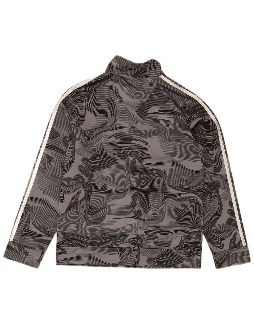 Adidas Jungen-Trainingsanzug, Top-Jacke, 14–15 Jahre, Größe L, Grau, Tarnung