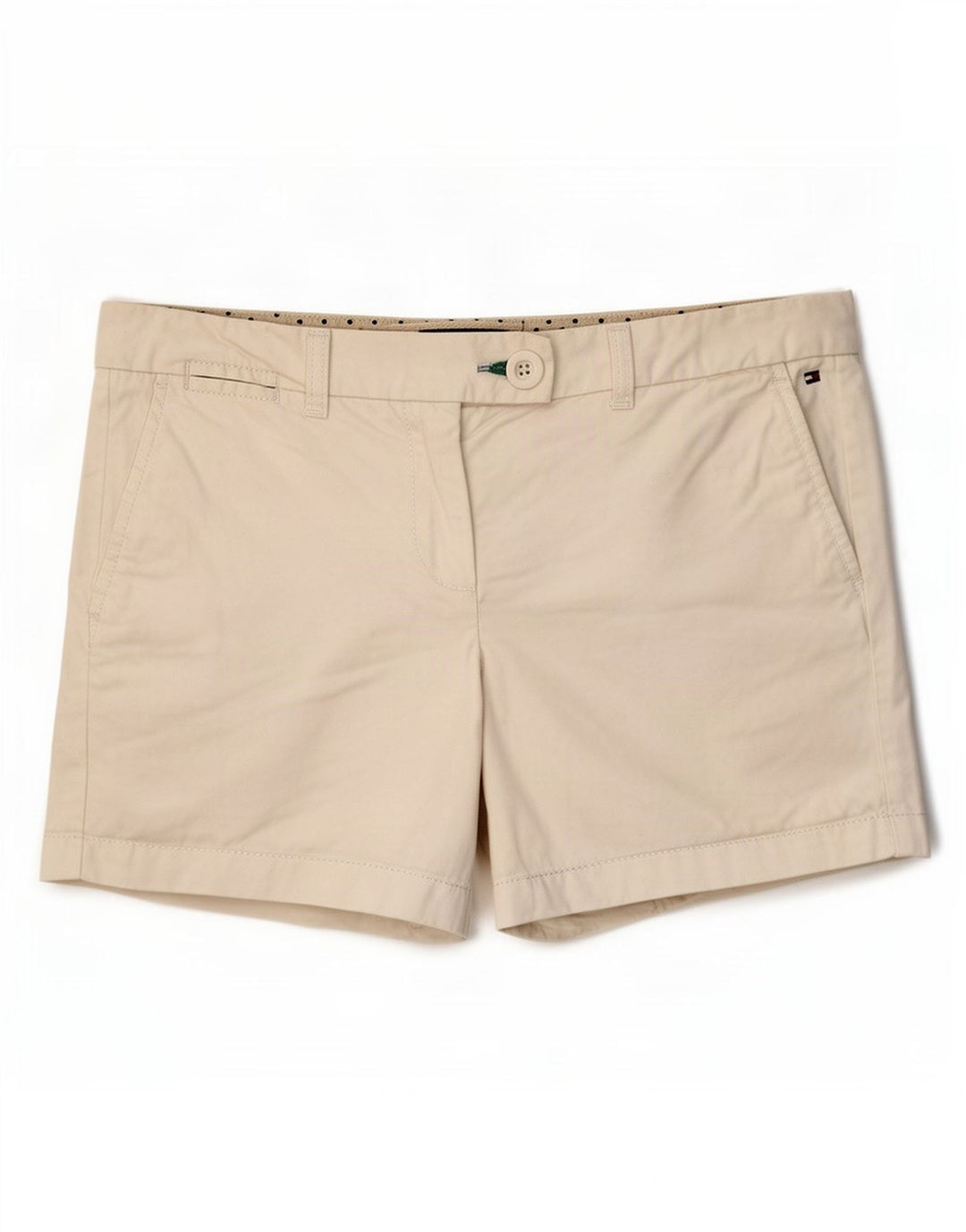 Tommy Hilfiger Damen Chino-Shorts US 8 Medium W32 Weiße Baumwolle