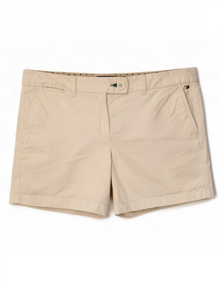 Tommy Hilfiger Damen Chino-Shorts US 8 Medium W32 Weiße Baumwolle