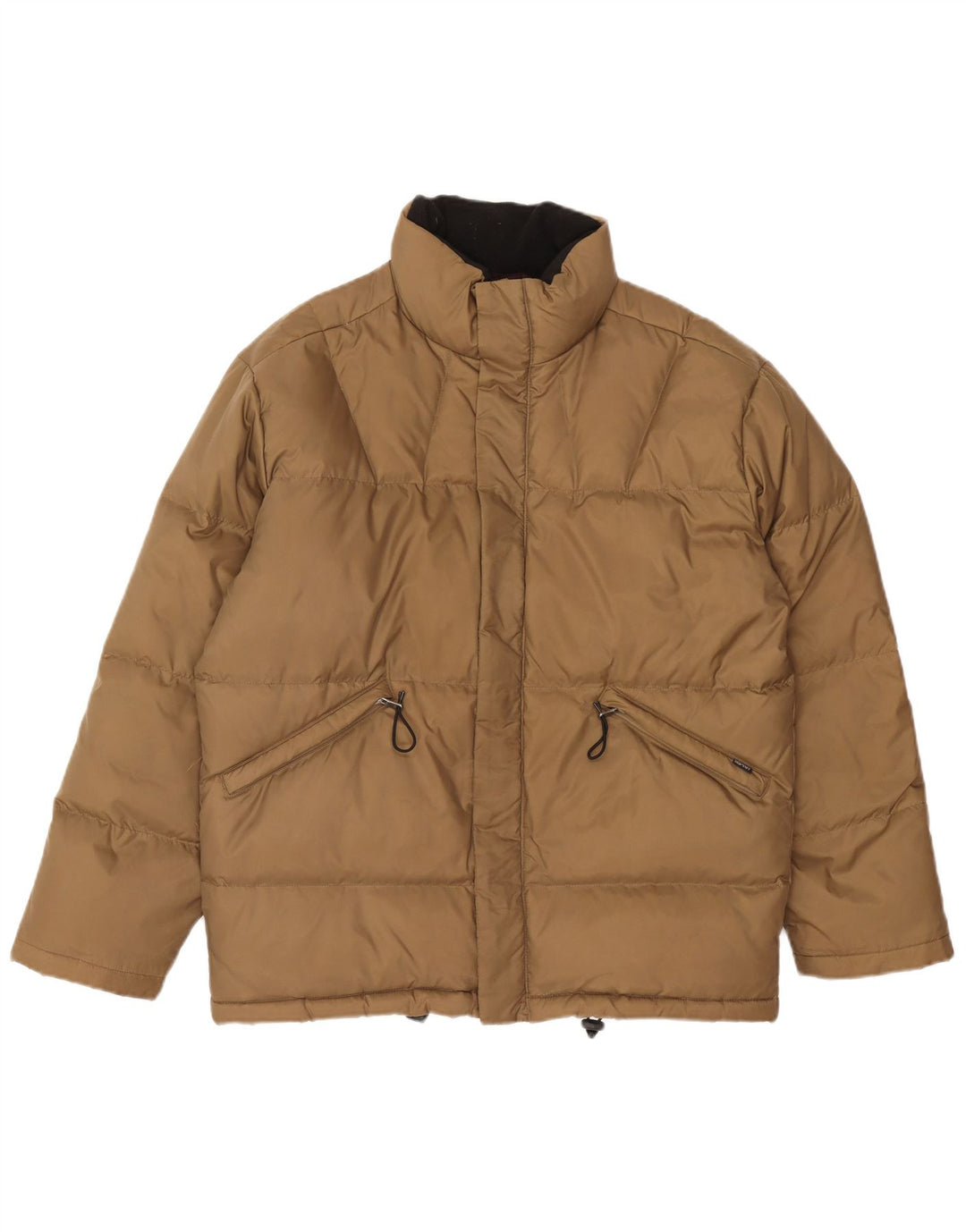 Esprit Herren Loose Fit Wattierte Jacke UK 36 Small Beige Polyamid