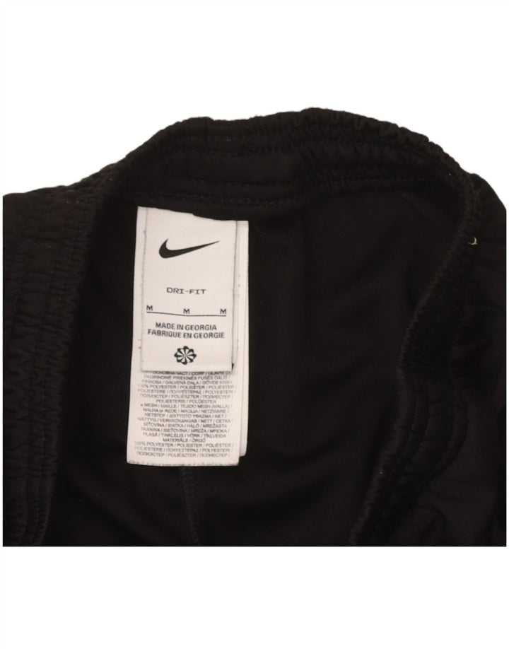 NIKE Mens Dri Fit Tracksuit Trousers Medium Black Polyester