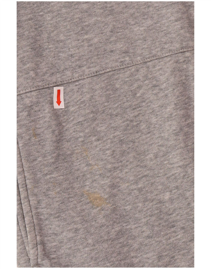 Nike Herren-Trainingsanzugoberteil, große graue Baumwolle