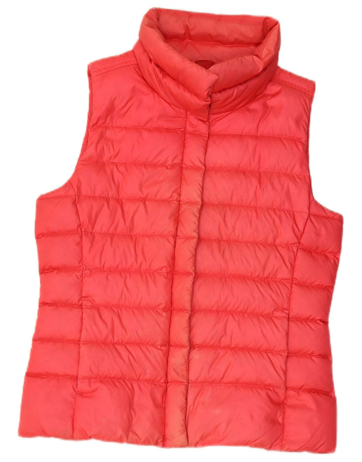 Timberland Damen Wattierte Weste UK 14 Mittelrosa Nylon