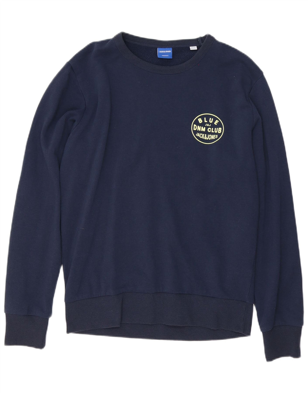 JACK & JONES Herren-Sweatshirt, Pullover, Größe S, marineblau, Baumwolle