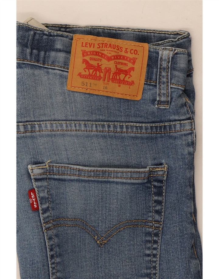 Levi's Mädchen 511 Slim Jeans 15–16 Jahre W27 L30 Blau