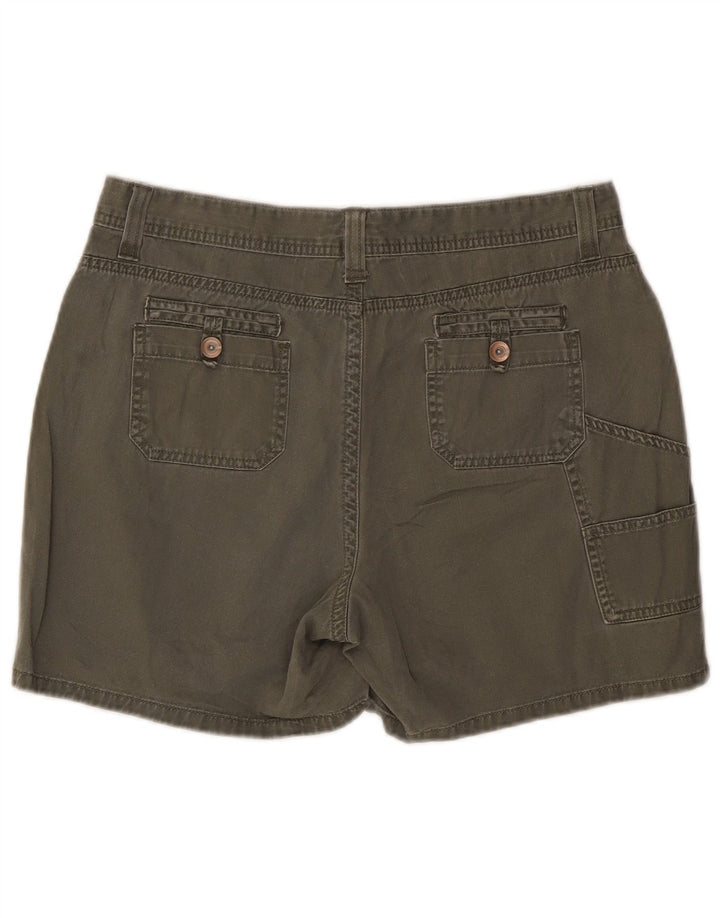 LEE Damen Cargoshorts US 12 Large W32 Khaki Baumwolle