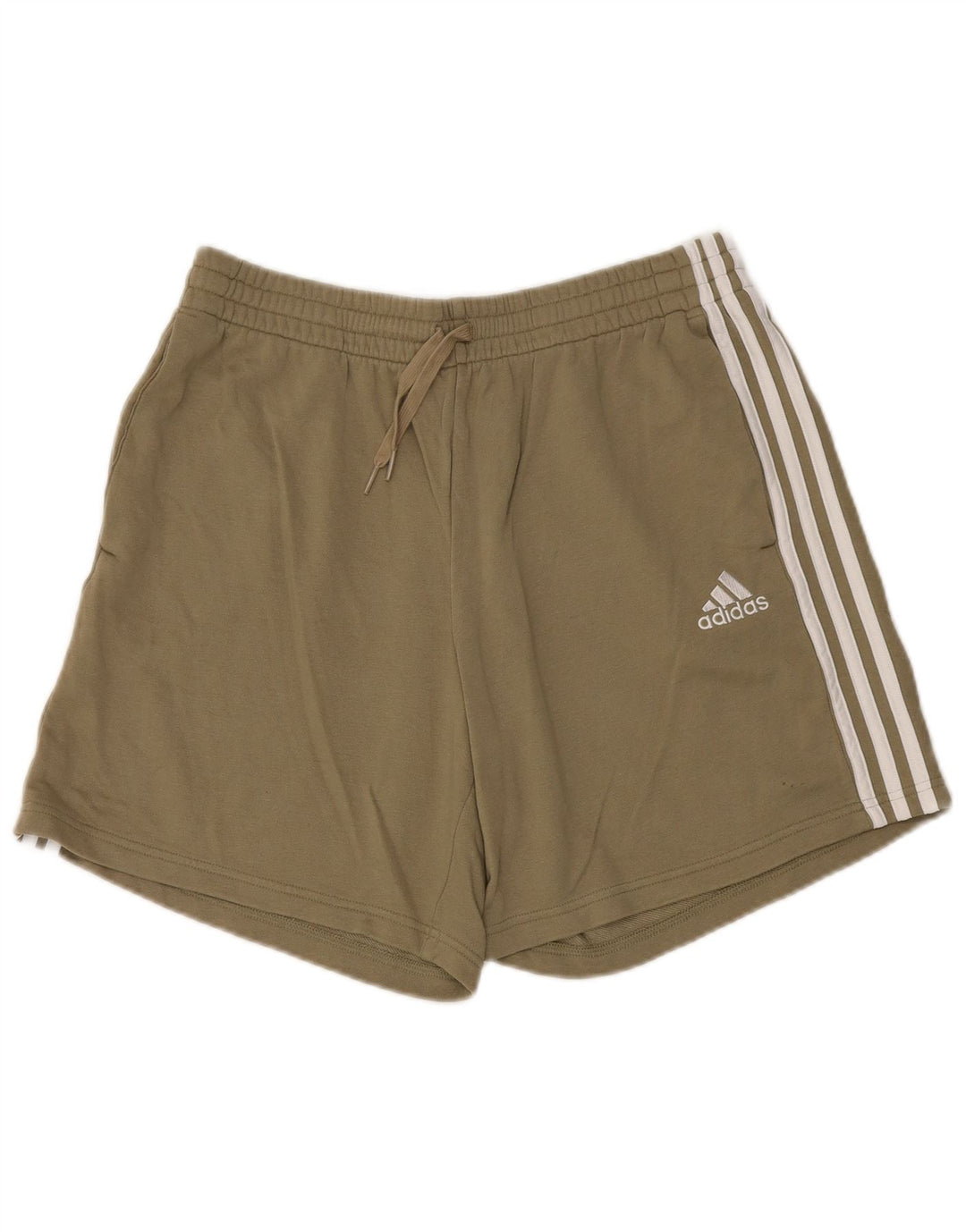 Adidas Herren Sportshorts, groß, Khaki, Baumwolle