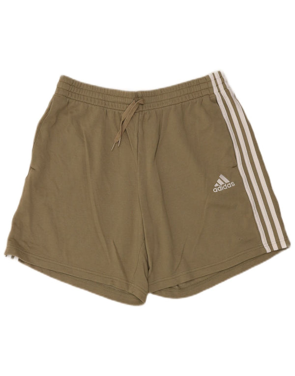 Adidas Herren Sportshorts, groß, Khaki, Baumwolle