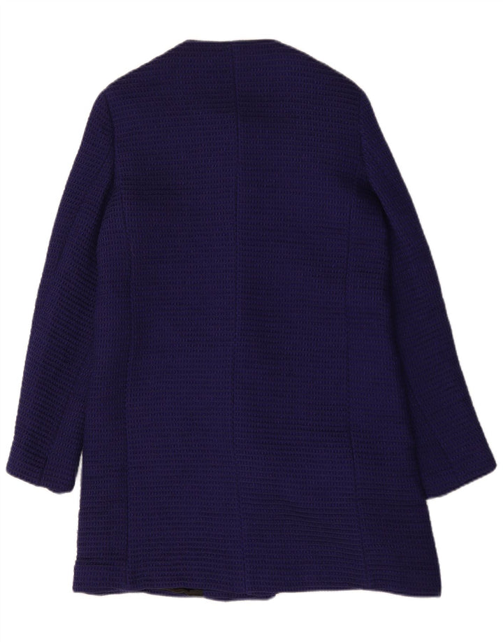 Zara Damen Mantel UK 10 Small Marineblau