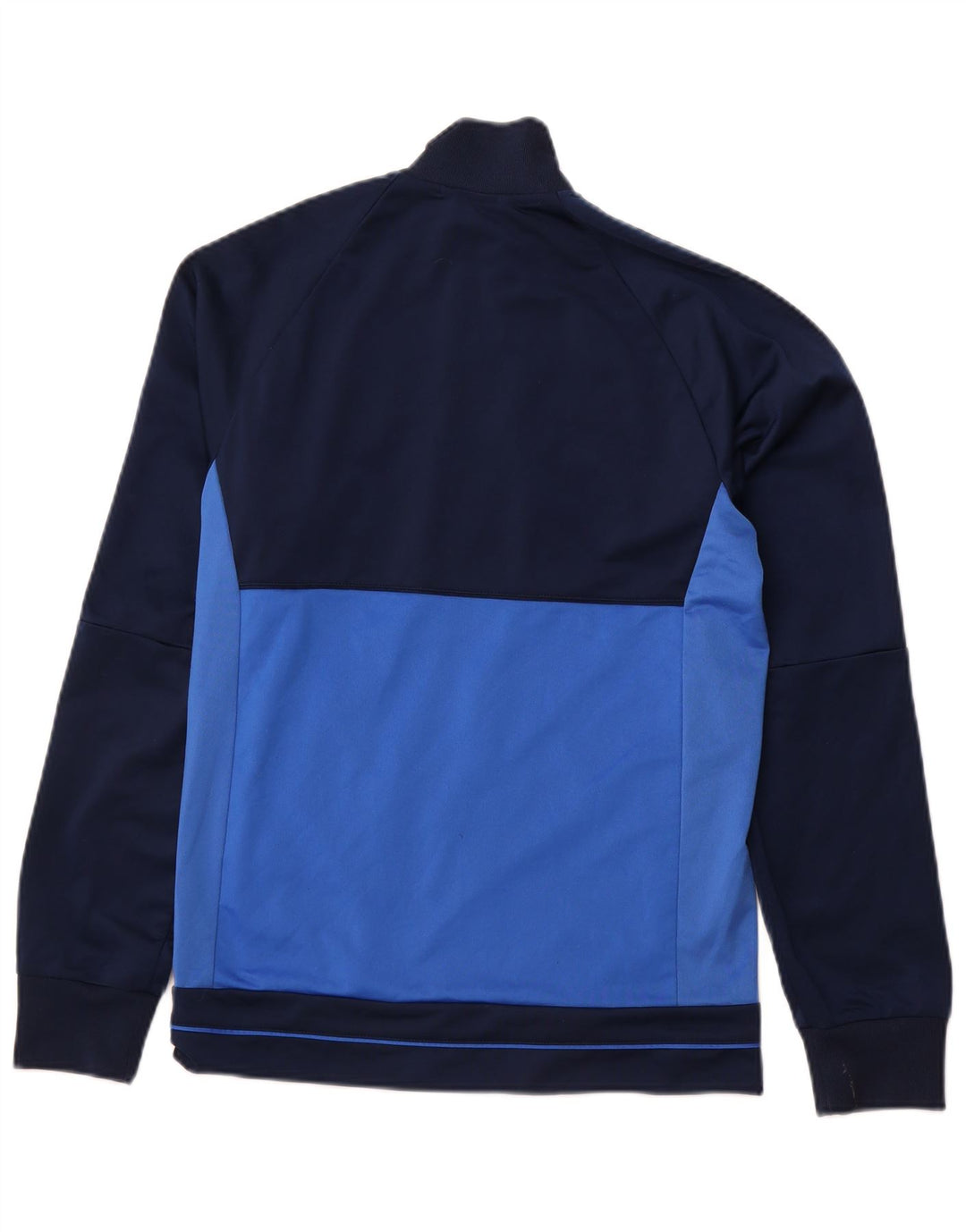 ADIDAS Herren-Trainingsanzug-Oberteil, Jacke, klein, marineblau, Farbblock-Polyester