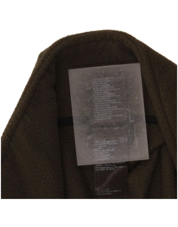 THE NORTH FACE Herren Fleecejacke UK 36 Small Khaki Polyester