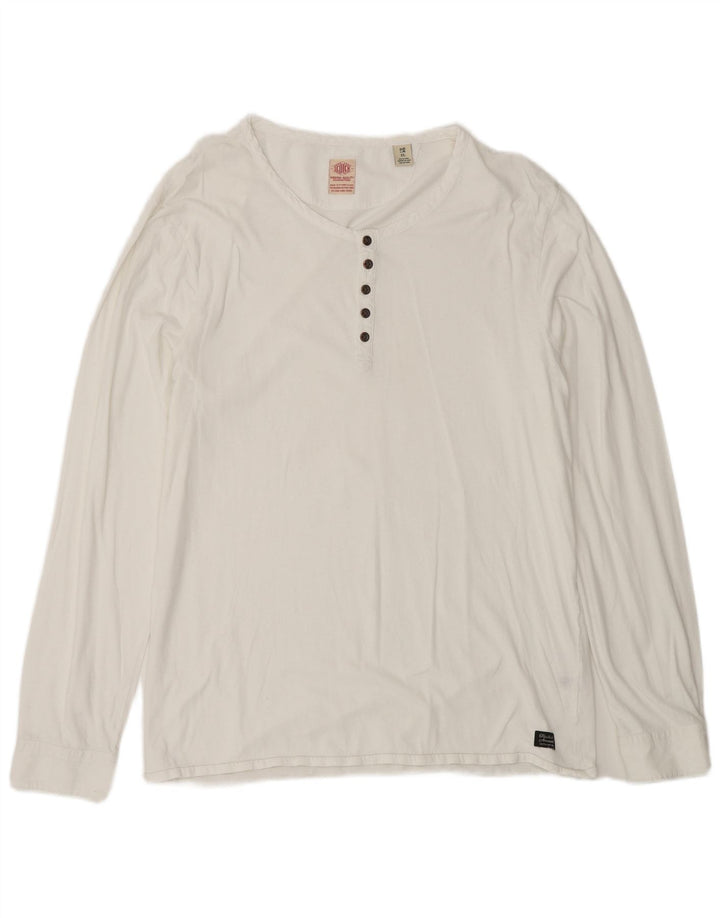 Scotch & Soda Damen Top Langarm UK 18 XL Weiß