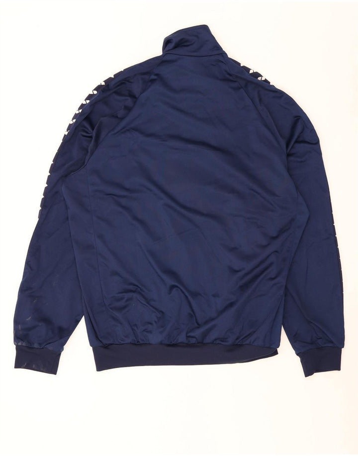 Arena Herren-Trainingsanzugoberteil mit Grafik, XL, Marineblau, Farbblock-Polyester