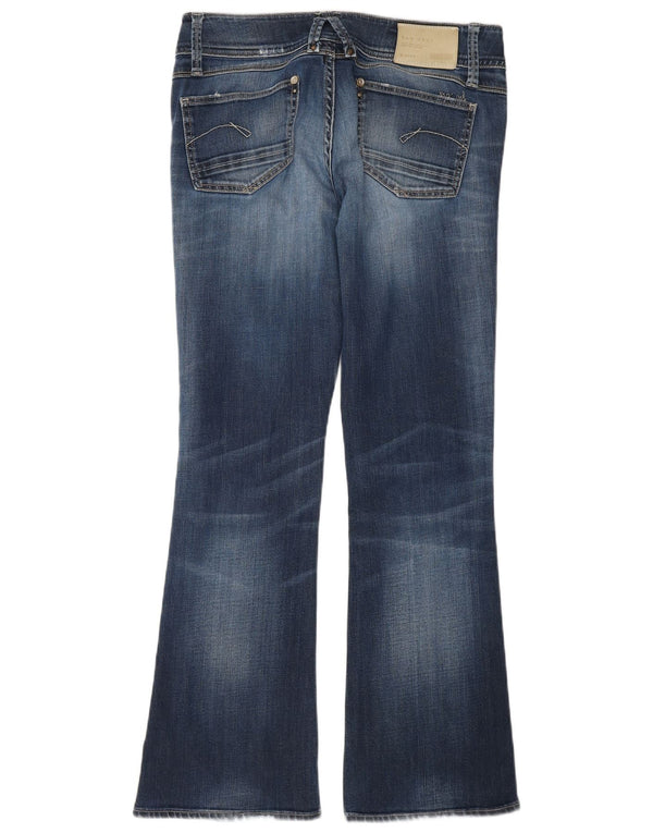 G-Star Damen Low Waist Distressed Bootcut Jeans W29 L32 Blaue Baumwolle