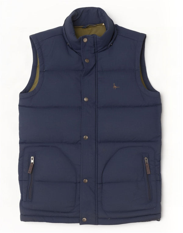 Jack Wills Herren-Weste mit lockerer Passform, gepolstert, UK 34, XS, Marineblau, Polyamid