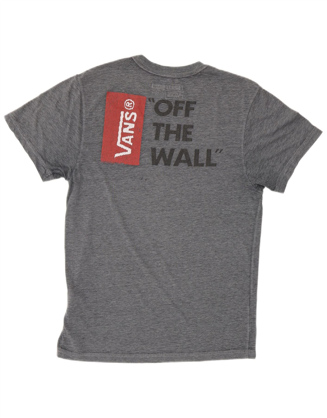 VANS Herren-T-Shirt mit individueller Passform, Grafik, Größe S, grau gefleckte Baumwolle