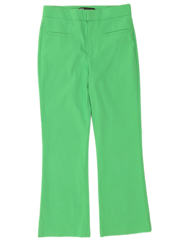 Zara Bootcut-Hose für Damen, mittelgroß, W28, L25, Grün
