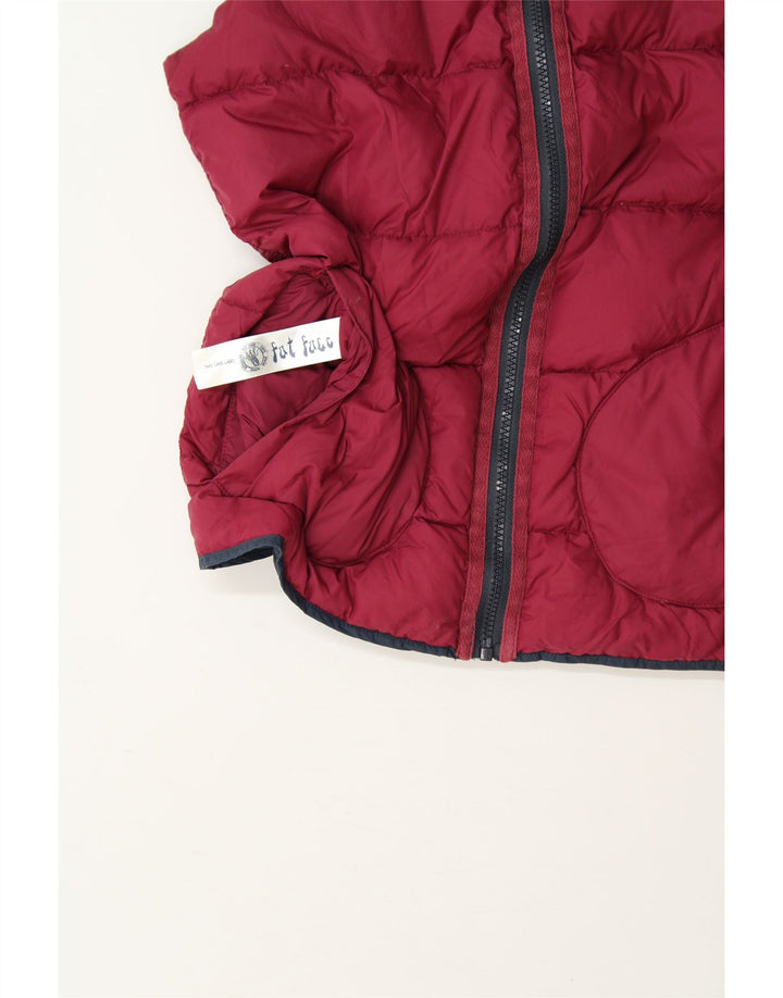 FAT FACE Womens Reversible Padded Gilet UK 12 Medium Pink Polyester Vintage Fat Face and Second-Hand Fat Face from Messina Hembry 