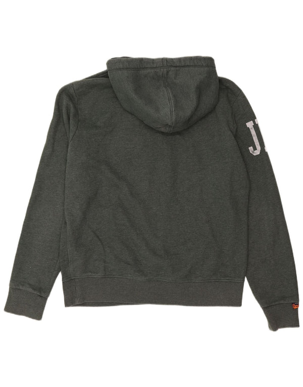 Superdry Herren-Kapuzenpullover mit Grafik, Größe 2XL, grüne Baumwolle