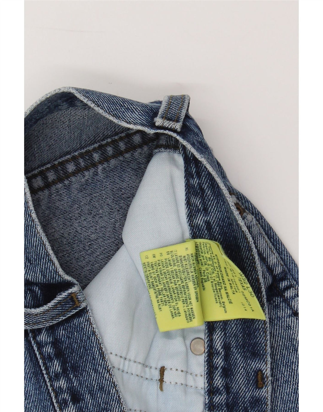 WRANGLER Mens Texas Straight Jeans W32 L30 Blue Cotton Vintage Wrangler and Second-Hand Wrangler from Messina Hembry 