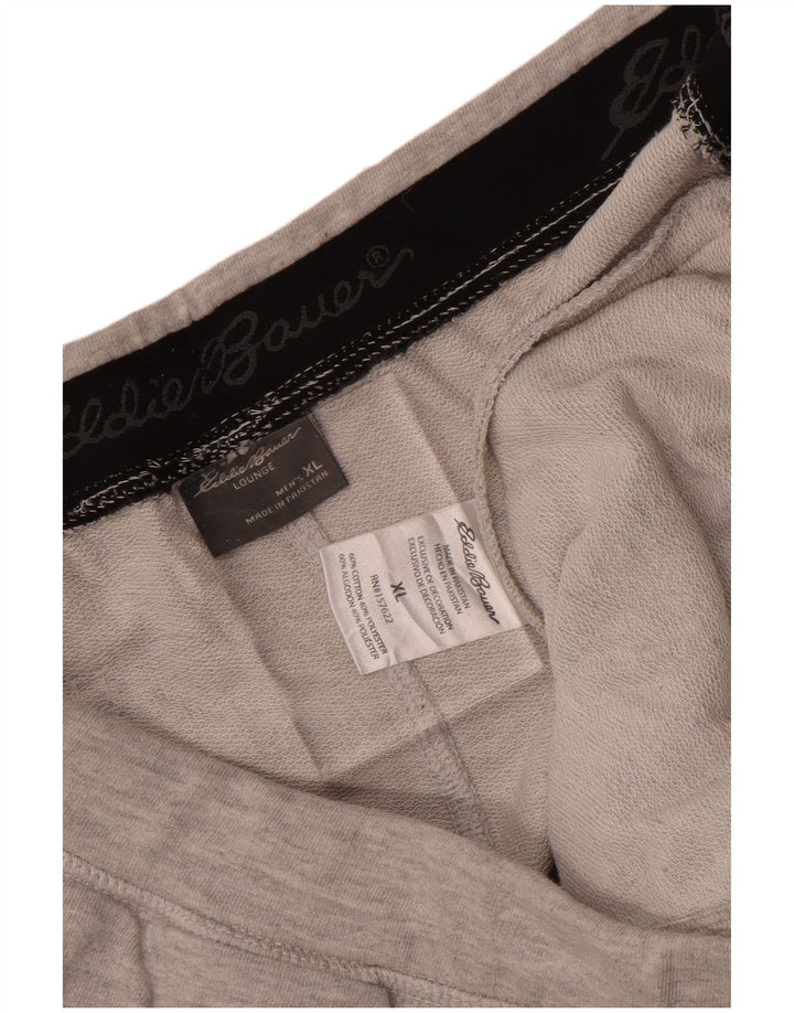 Eddie Bauer Herren Sportshorts XL Grau Baumwolle