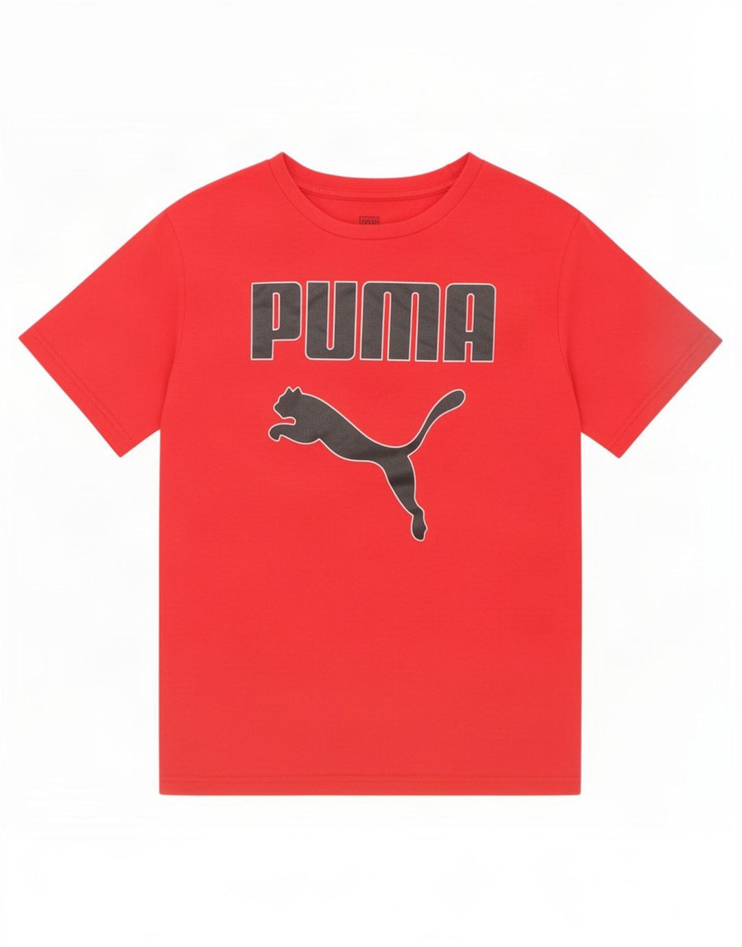 Puma Jungen T-Shirt mit Grafik, 10–11 Jahre, mittelrot