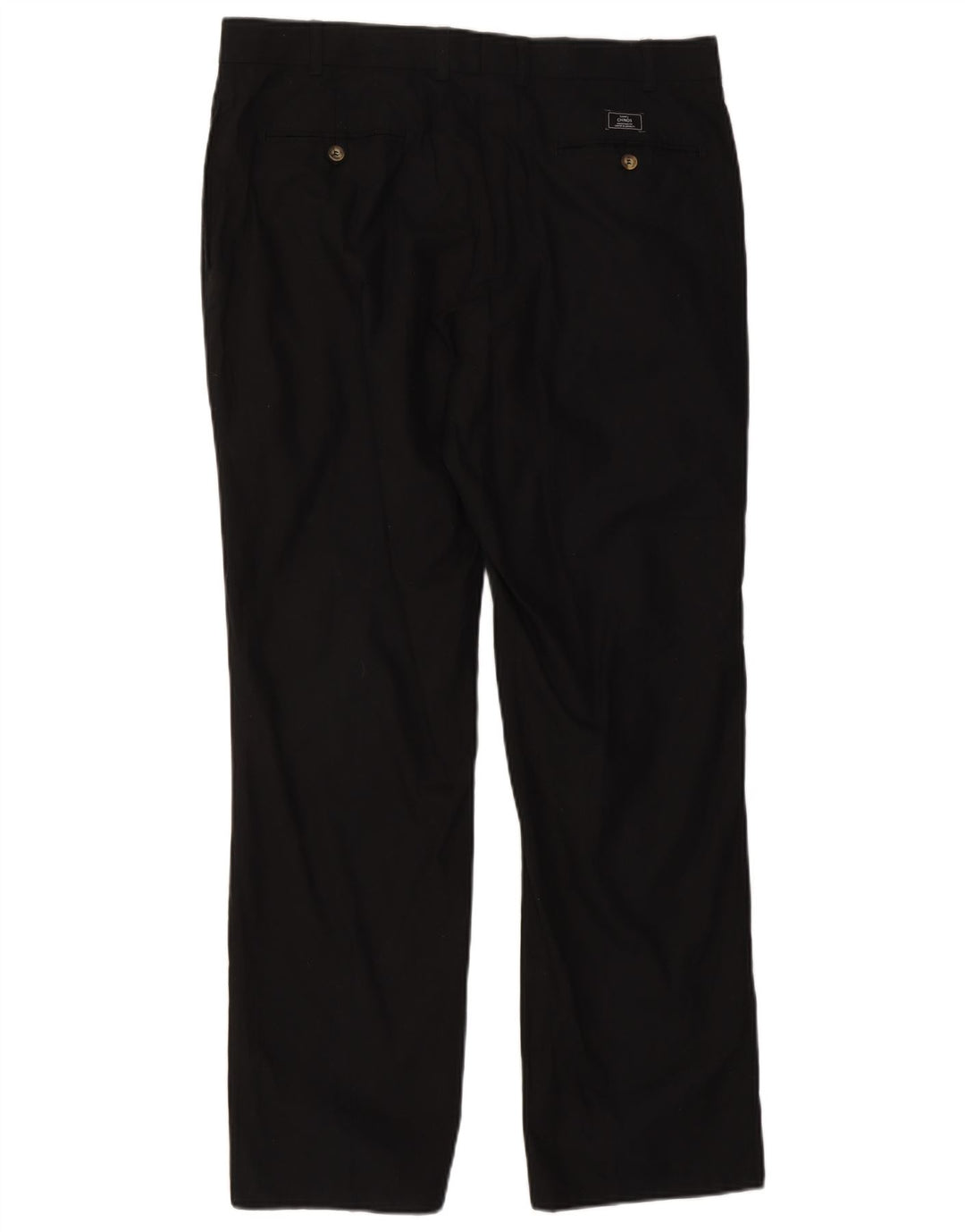 Marks & Spencer Herren Blue Harbour Straight Anzughose W38 L31 Schwarz