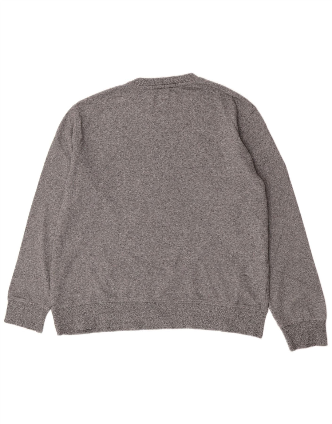 Marks & Spencer Herren-Sweatshirt, Pullover, 2XL, grau gefleckte Baumwolle