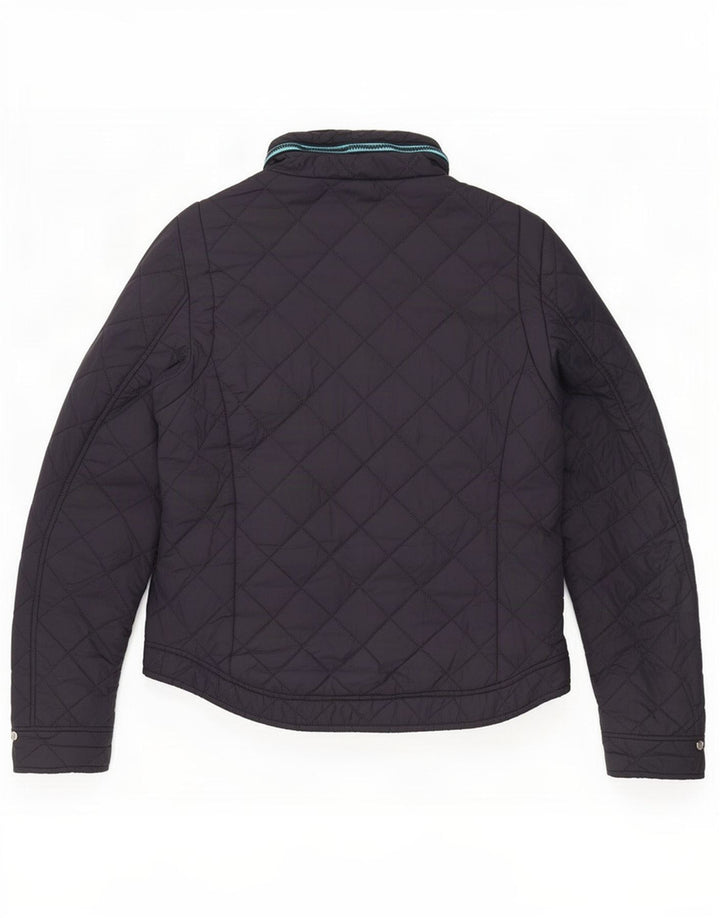 Superdry Herren-Steppjacke mit Kapuze, UK 38, mittelmarineblaues Nylon
