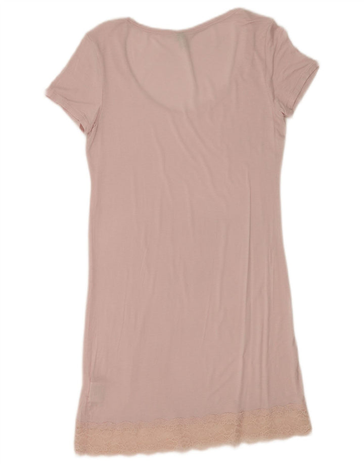Benetton Damen Etuikleid UK 8 Small Rosa Viskose