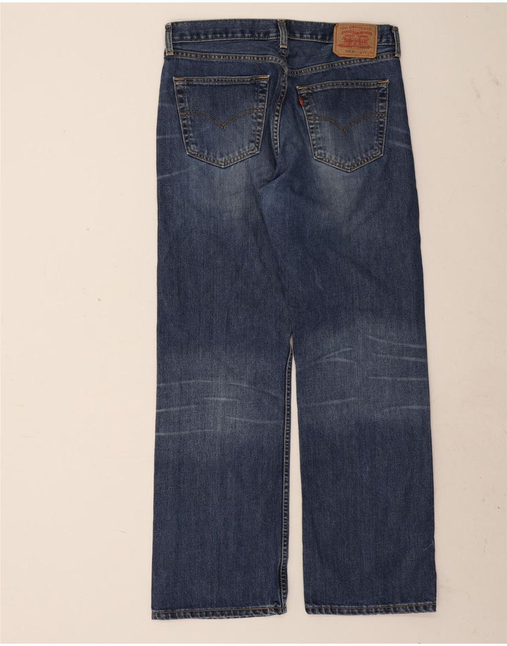 Levi's Herren 508 Straight Jeans W32 L32 Blaue Baumwolle