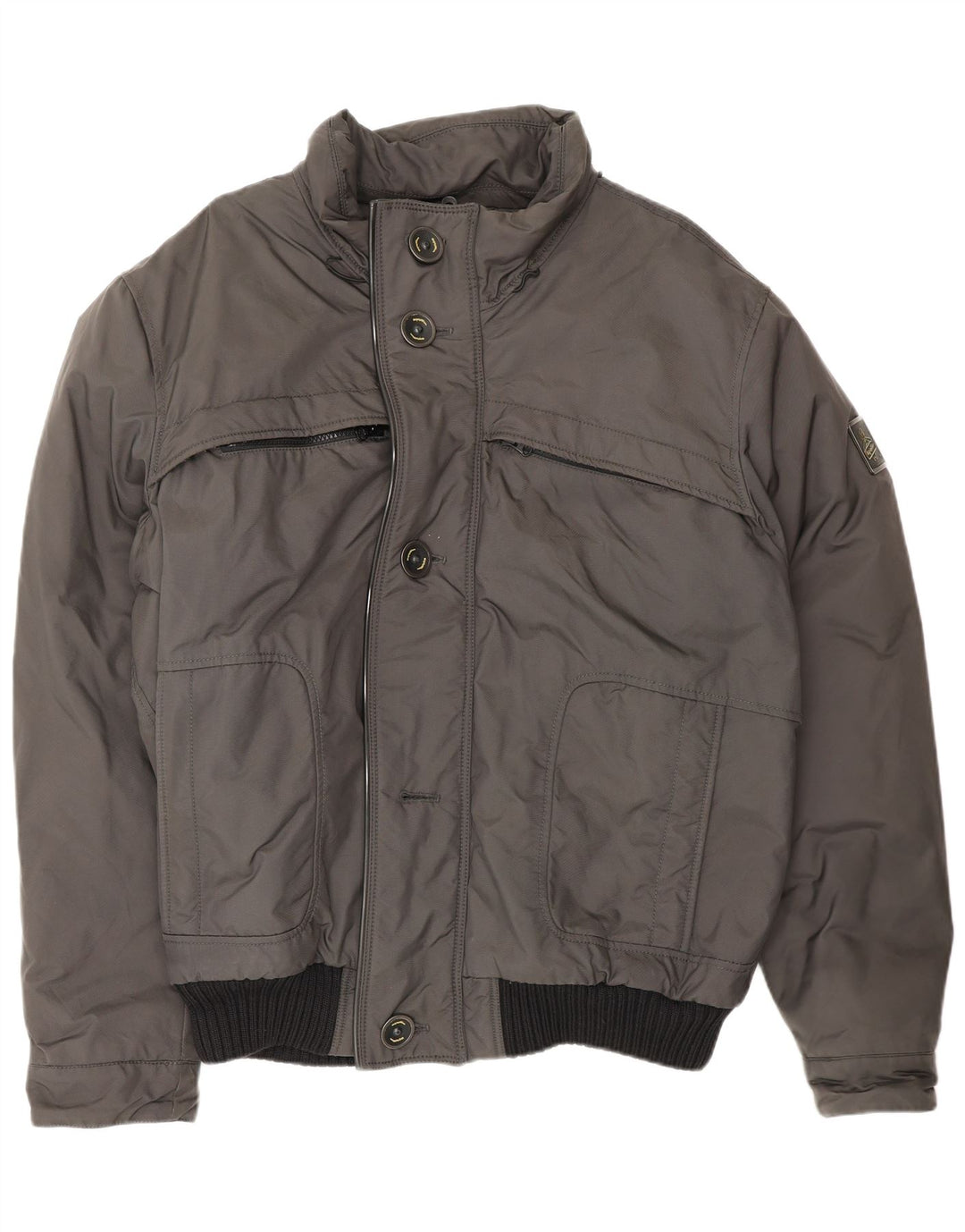 Refrigiwear Herren Bomberjacke UK 44 2XL Graues Colourblock-Nylon