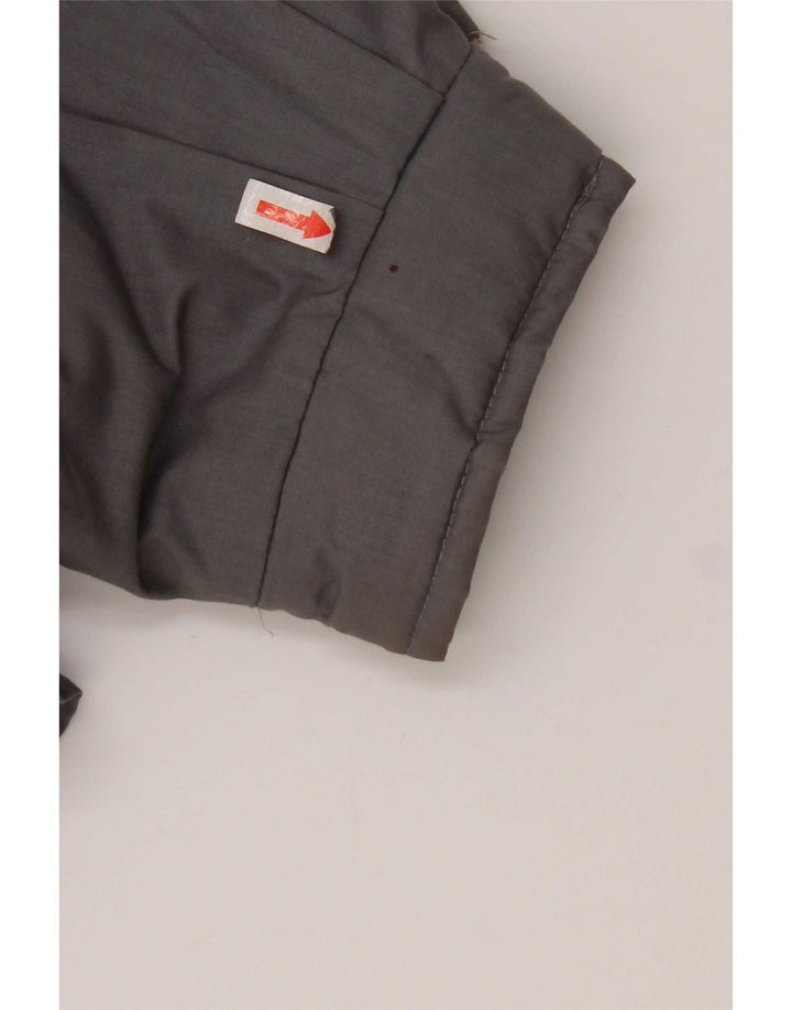 Vintage Damen Übergroße Militär-Bomberjacke IT 48 XL Marineblau