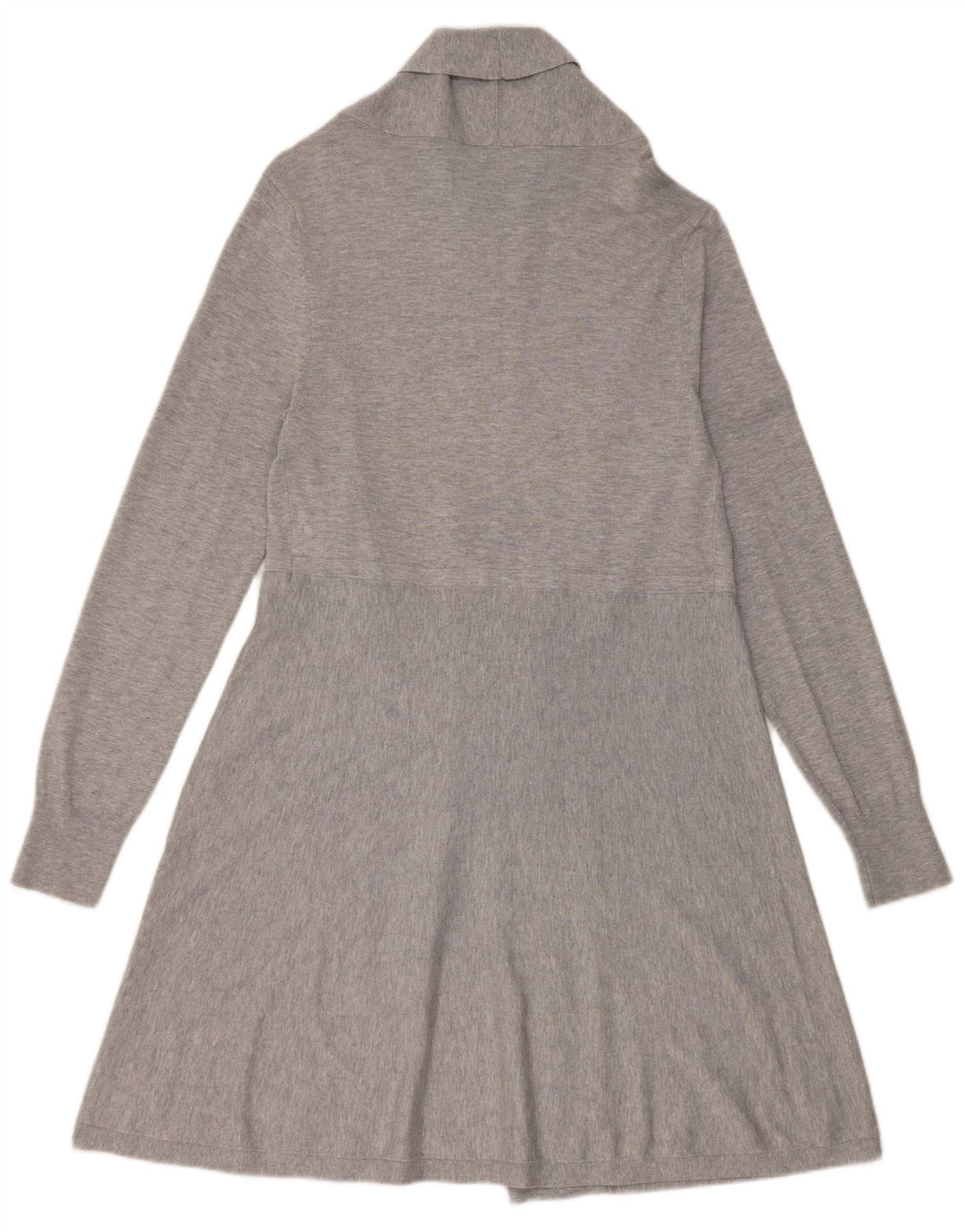 Phase Eight Damen Longline Open Cardigan Pullover UK 14 Mittelgraue Viskose
