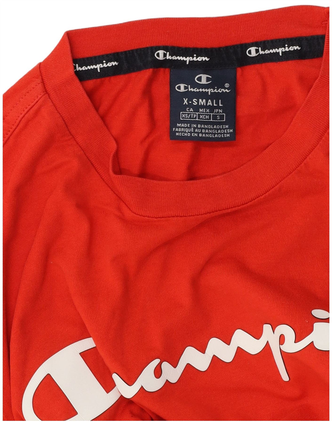 Champion Herren Grafik T-Shirt Top XS Rot