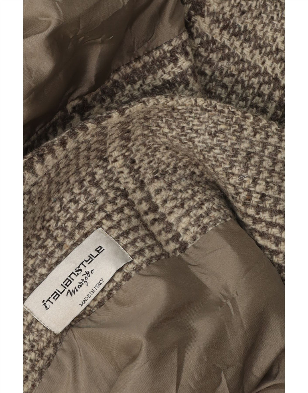 Vintage Damen Übergroßer Mantel UK 16 Großer grauer Karo